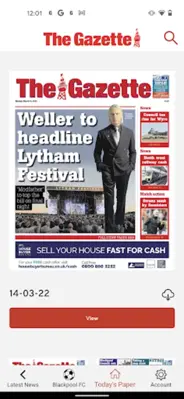 Blackpool Gazette android App screenshot 2